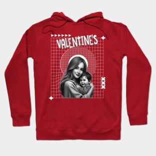 mother and son valentine's day Hoodie